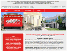 Tablet Screenshot of premiercleaningservicesinc.com